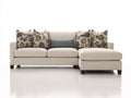 Ecksofa Stoffbezug 290x170x85 cm - Beige - modernes Design für das Wohnzimmer